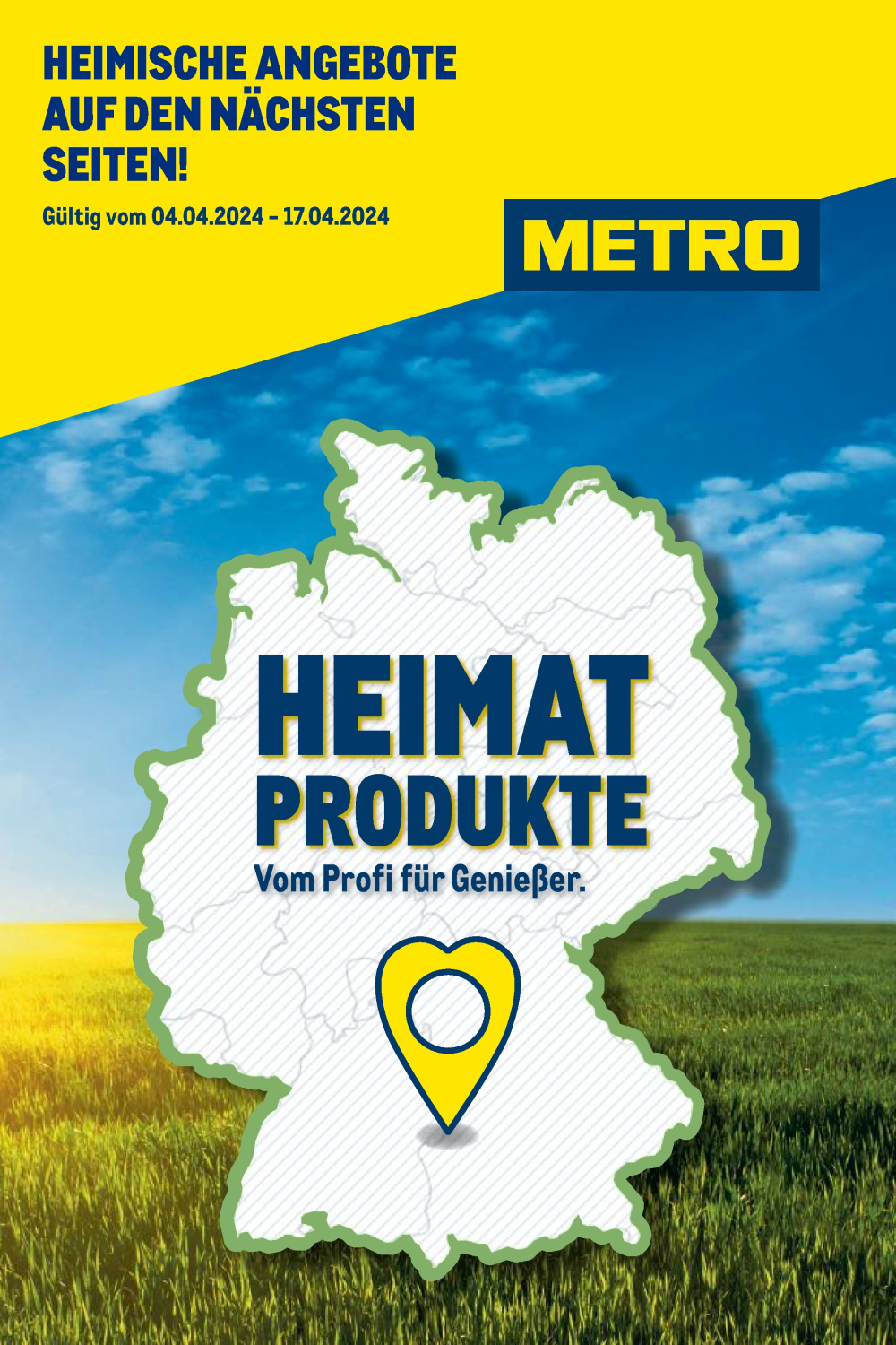 Leták Metro Prospekt - Heimat Produkte, Německo - strana 1