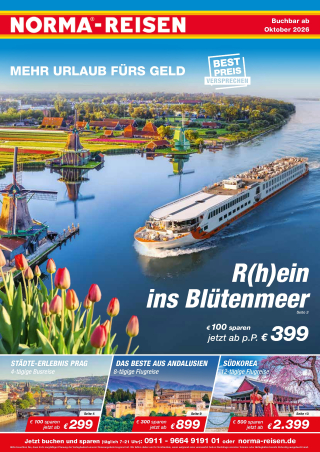 Norma Prospekt Reisen
